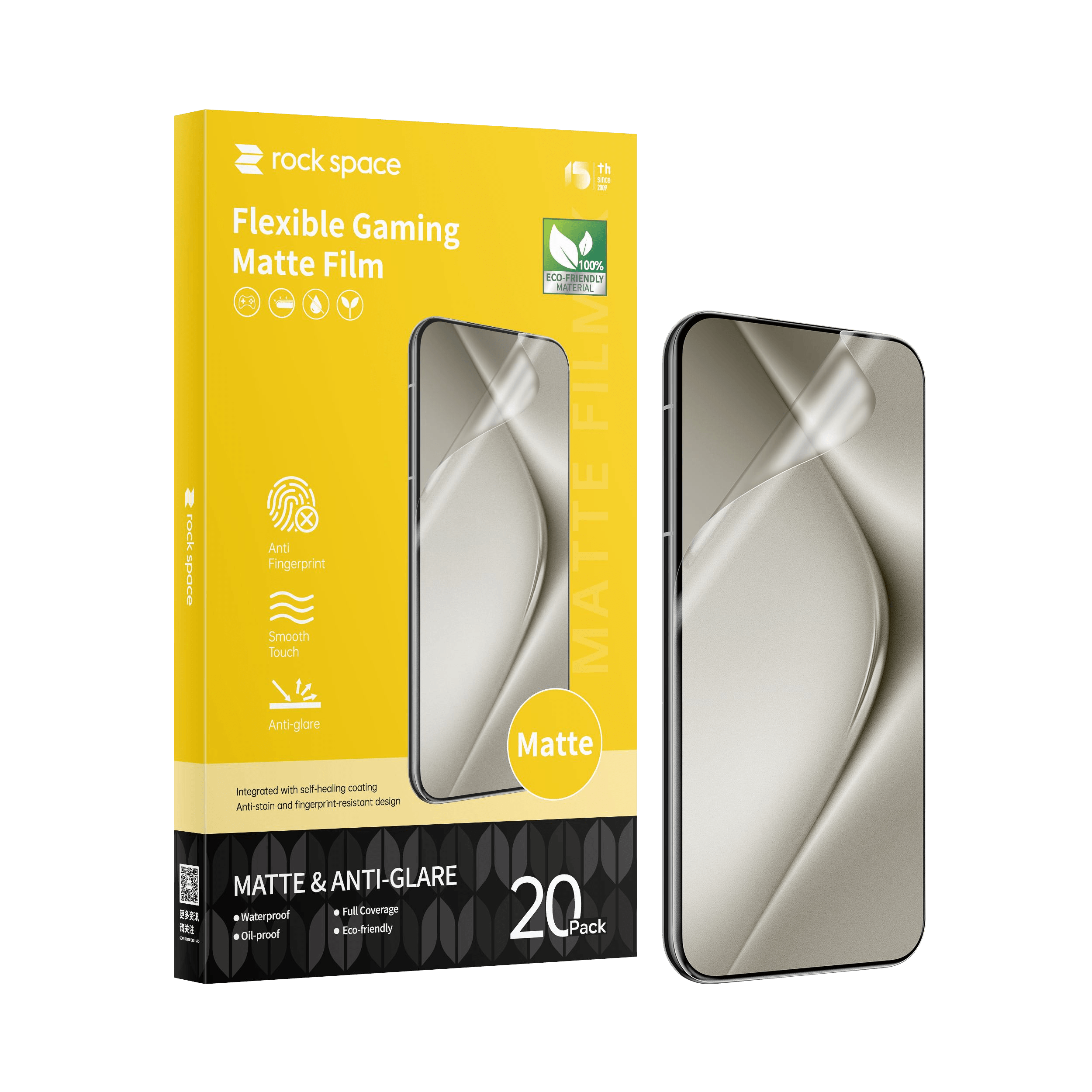Empaques completos de lámina Flexible Gaming Matte Rock Space T/S y T/L