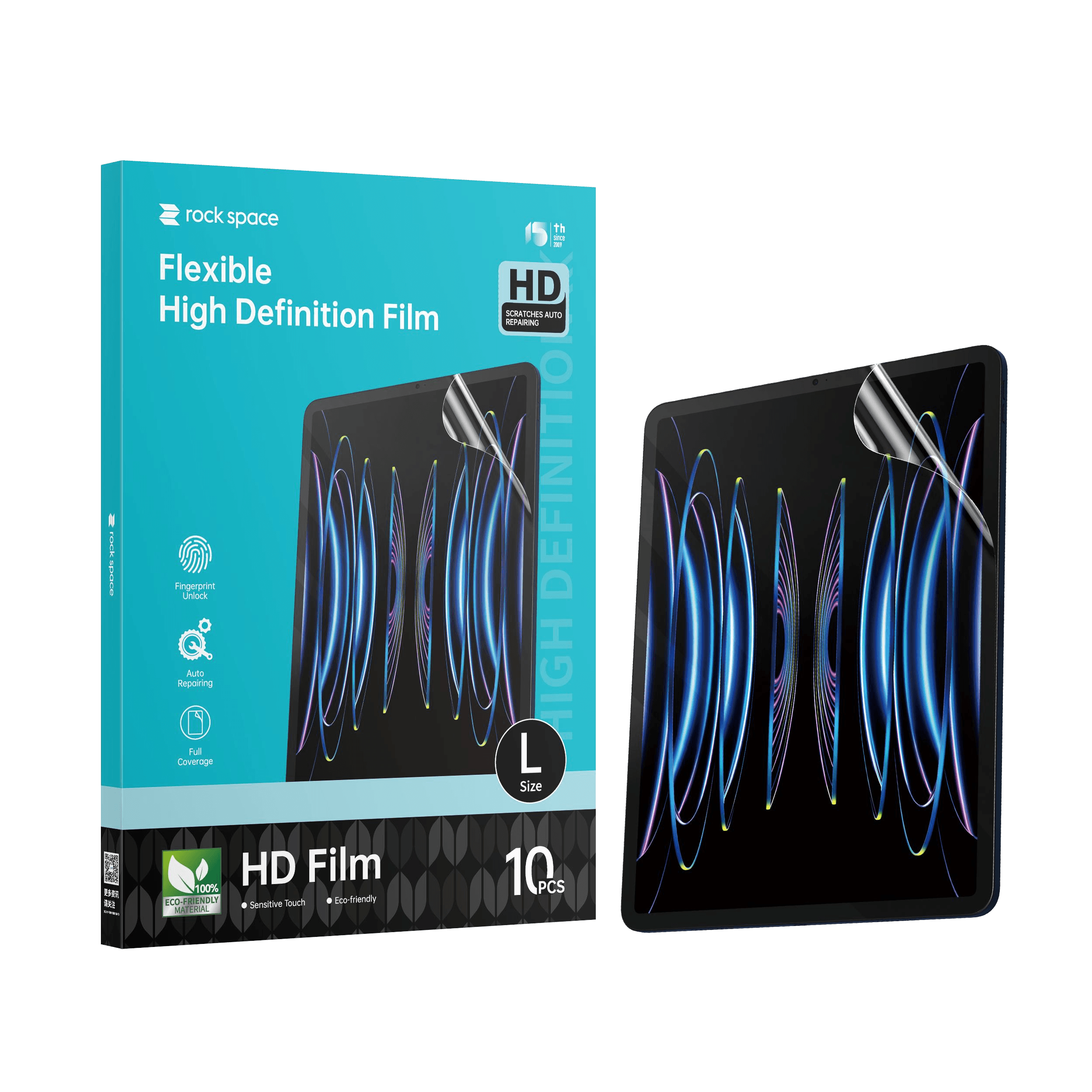 Empaque completo de lámina Flexible High Definition Rock Space T/L con tablet
